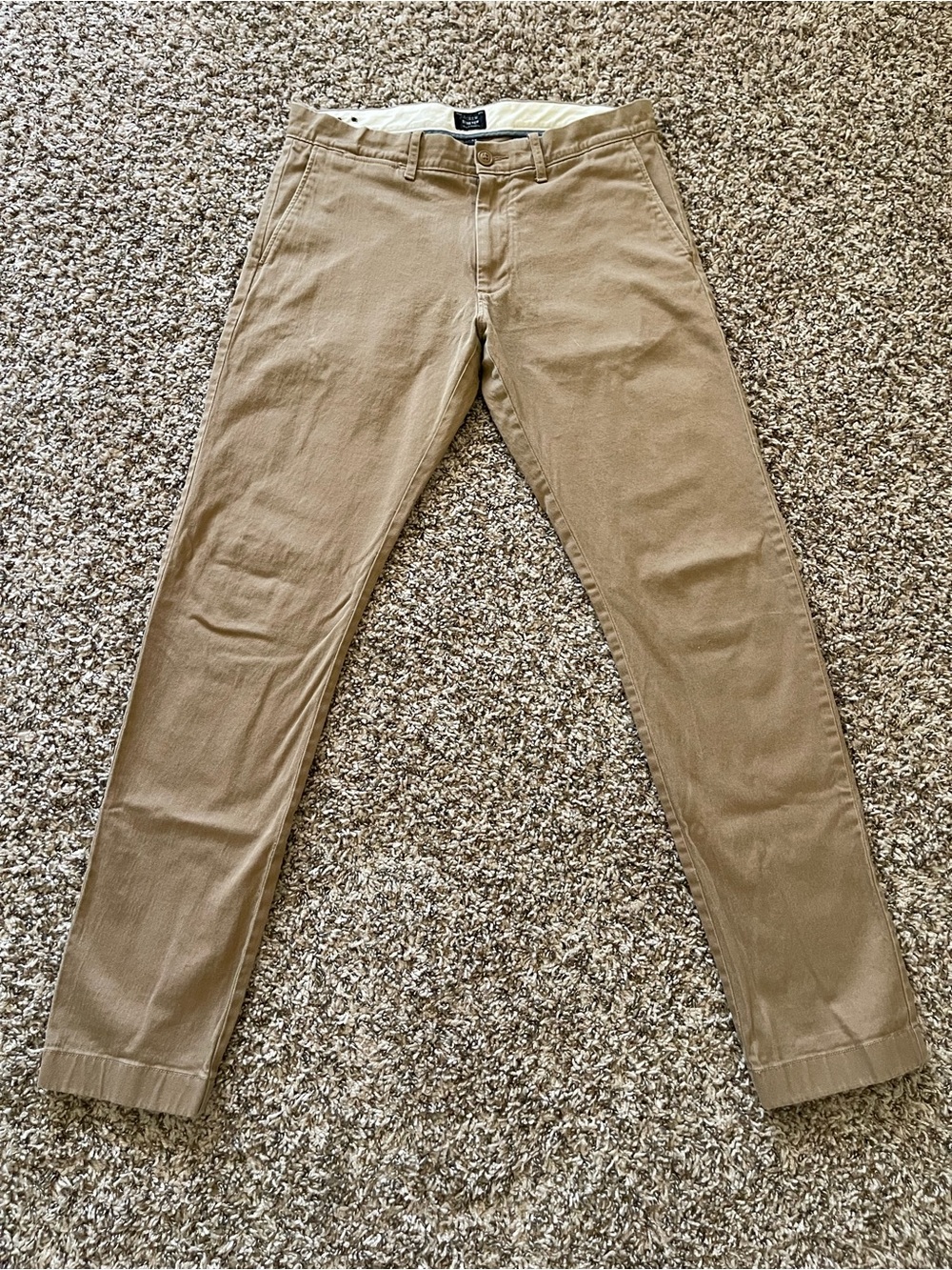 J.Crew 484 Slim Stretch Chino Pants Mens Size 30x32 Khaki Casual Everyday‎